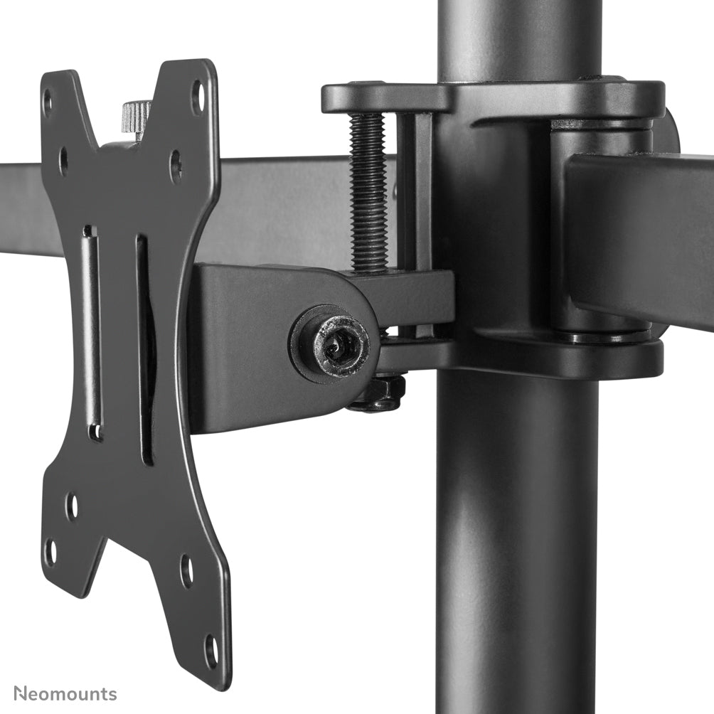 Neomounts FPMA-D550D3BLACK – Monitorarm, Triple, bis 27", VESA 75 × 75/100 × 100 mm, 21 kg, schwarz