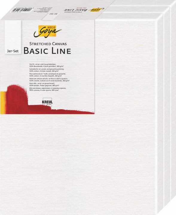 KREUL SOLO Goya BASIC LINE Keilrahmen – 50 × 60 cm – 380 g/m² – Profil 17 mm