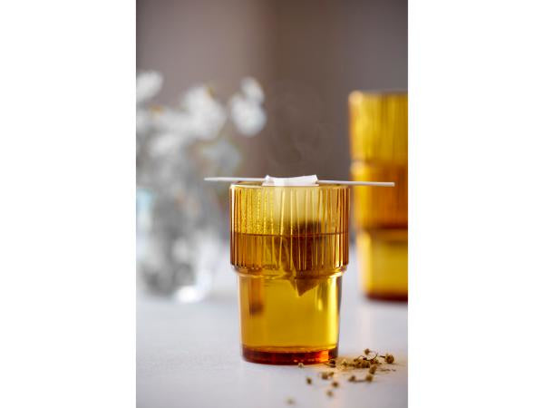 BITZ Latte Macchiato Becher Kusintha – 4er Set, 380 ml, Glas, Grün, spülmaschinenfest