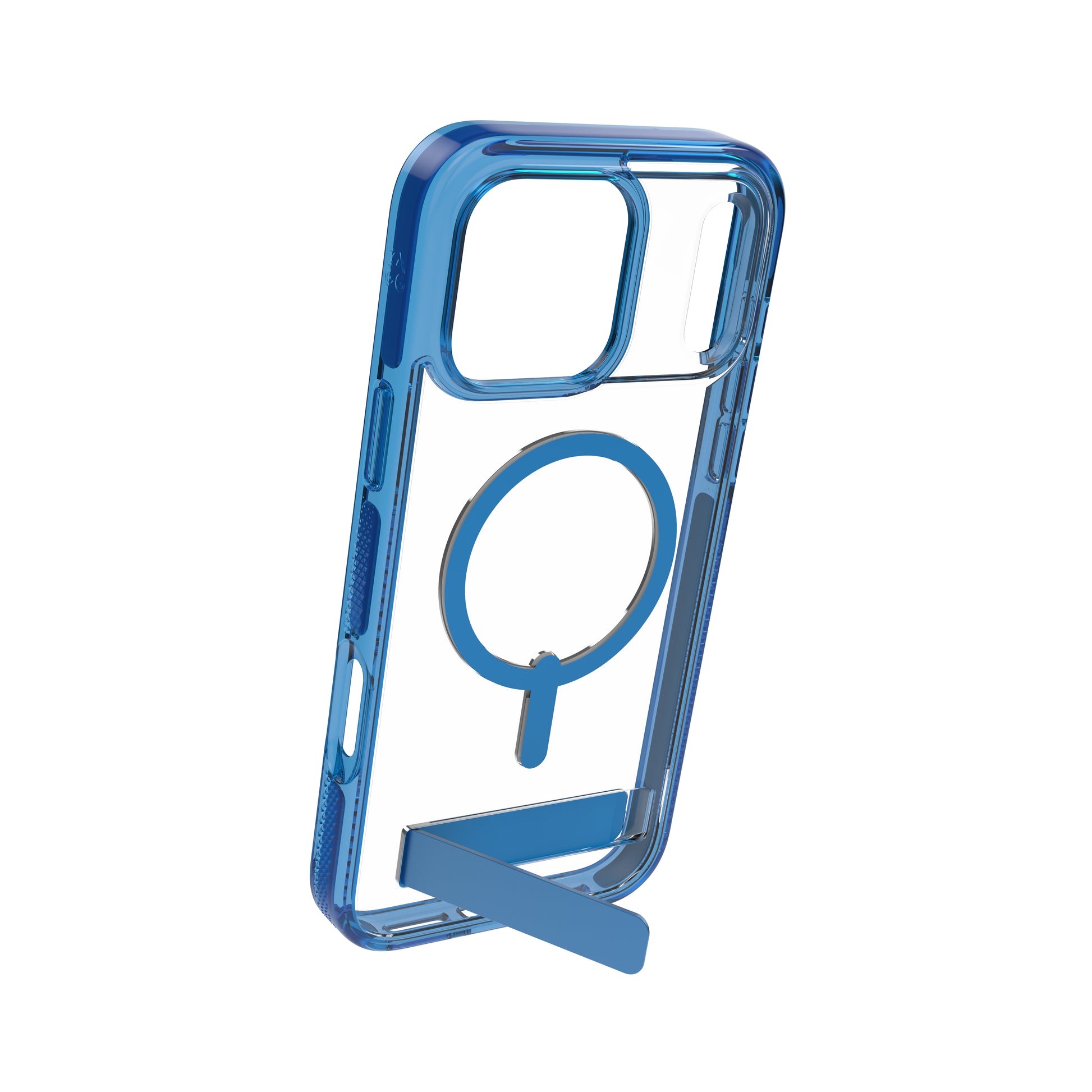 ZAGG Santa Cruz Snap Backcover – für Apple iPhone 17 Pro Max, Graphen, Blau/Transparent, bis 4 m sturzsicher