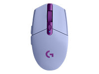 Logitech G G305 LIGHTSPEED – Gaming-Maus – Kabellos (Bluetooth/2,4 GHz), 12000 DPI, Rechts, Lila