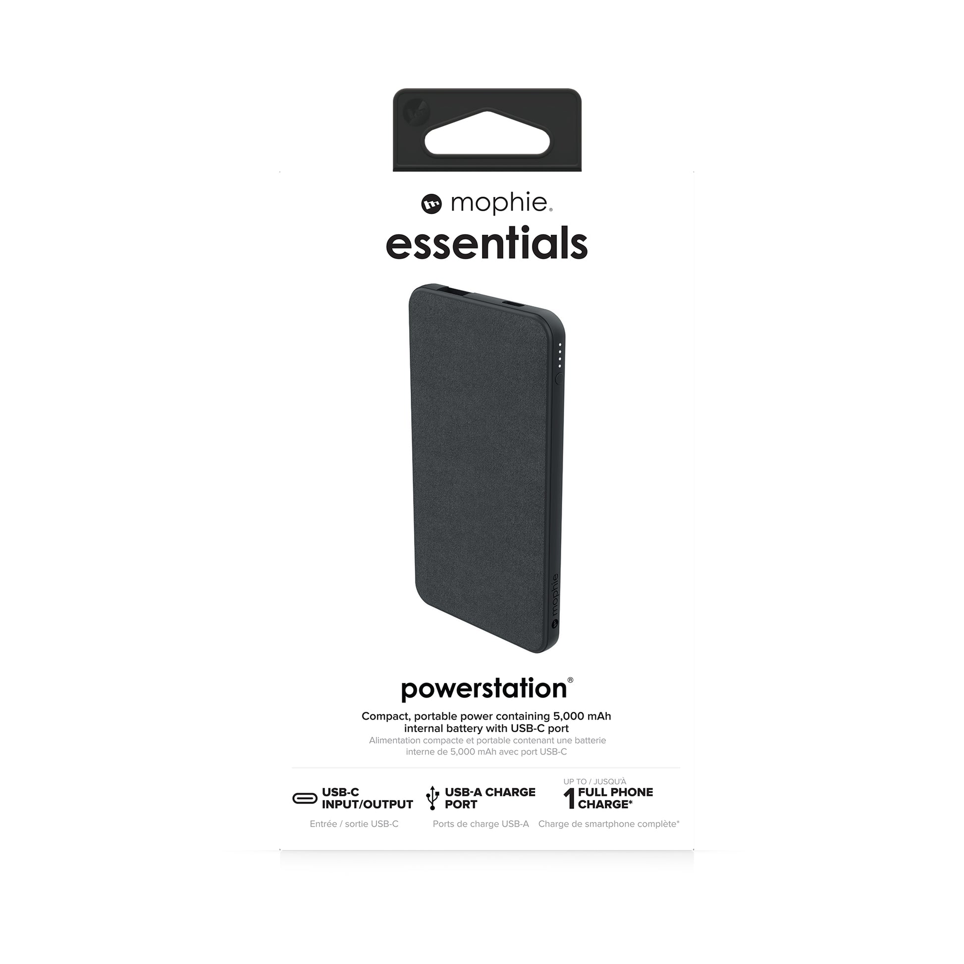 Mophie – Powerbank, Schwarz