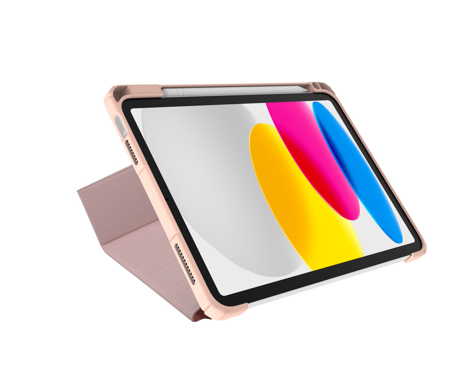 dbramante1928 London Tablet-Hülle für iPad 10,9" (10. Gen.) – Pink Sand
