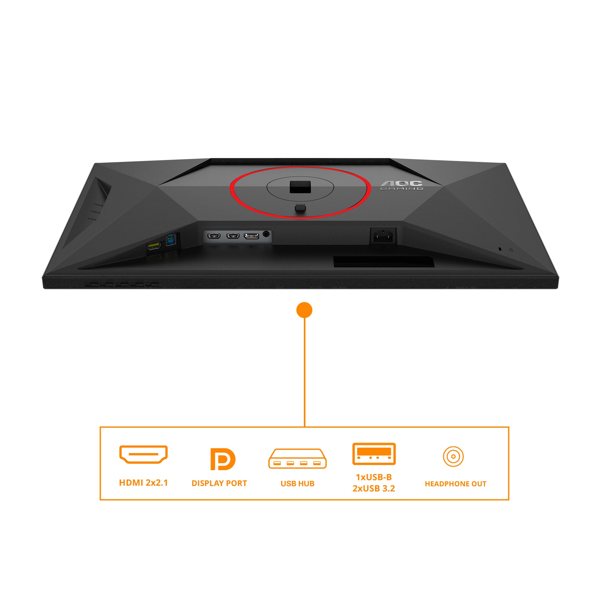 AOC Q27G4SRU – Monitor, 27", 2560 × 1440 (WQHD), IPS, 180 Hz, 450 cd/m², FreeSync, VESA 100 × 100, Schwarz