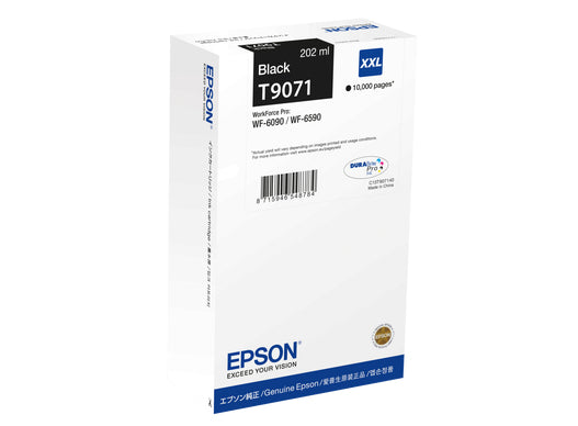 Epson T90714N Schwarz Tintenpatrone (Original) – 10'000 Seiten – für WF-6090/6590 – C13T90714N