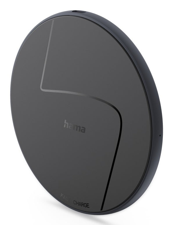 Hama 00201745 Kabelloses Ladegerät 15 W – Qi – für Smartphones mit Qi-Standard, Schwarz