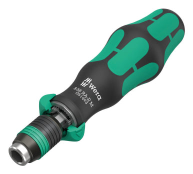 Wera 838 RA-R M – Bithalter 1/4", 1-teilig, mit Ratsche, 145 mm – 05051493001