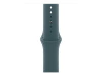 Apple Sportarmband – Armband – für Apple Watch 42 mm, La Green (Dunkelgrün), M/L, Polymer