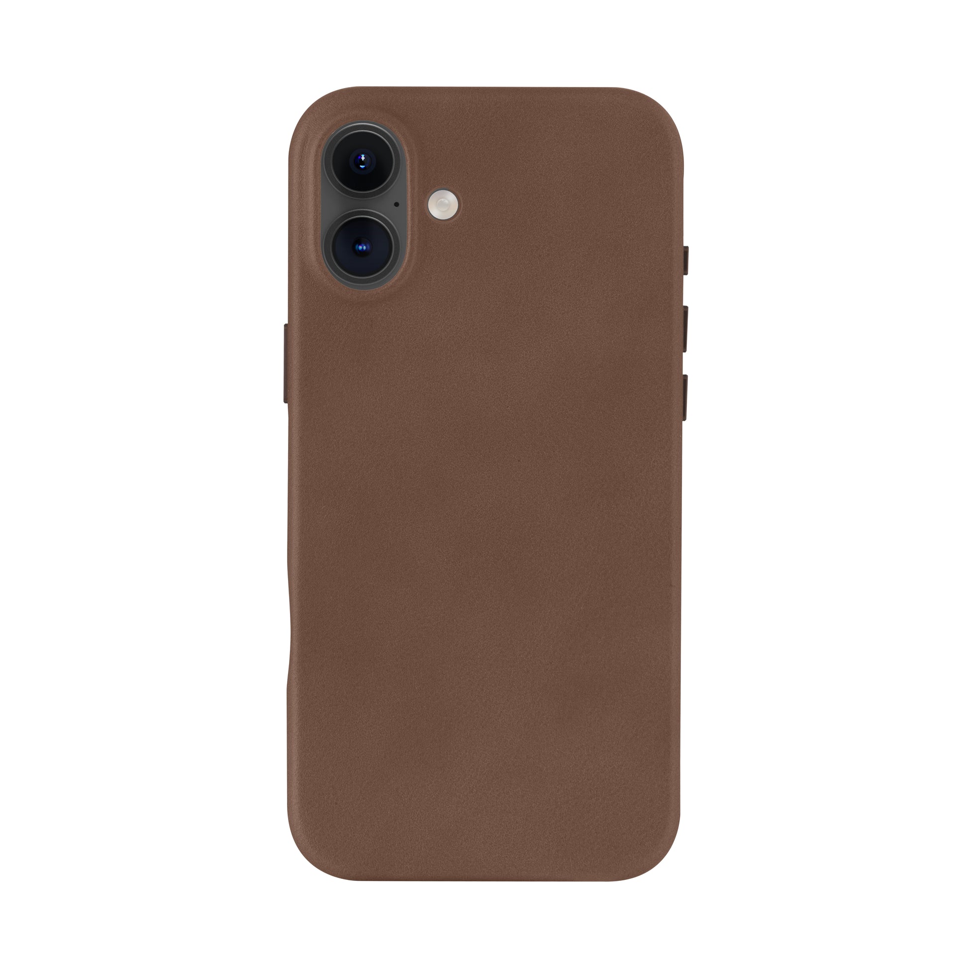 dbramante1928 Roskilde Backcover – für Apple iPhone 16 Plus – MagSafe, Leder, Dark Tan