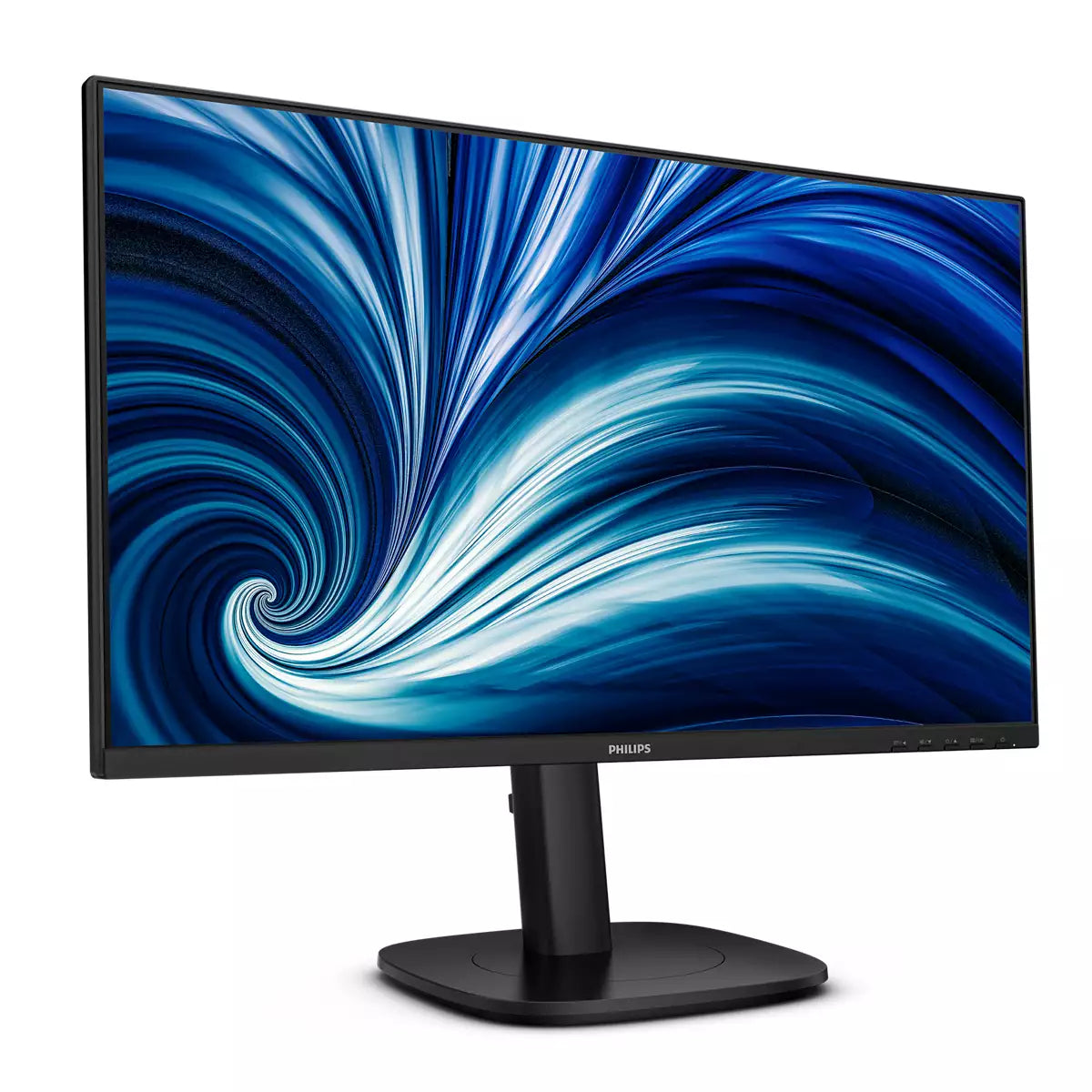 Philips 24B2U3301D/00 – Monitor, 24", IPS, 100 Hz, USB-Hub, Lautsprecher, höhenverstellbar, Schwarz