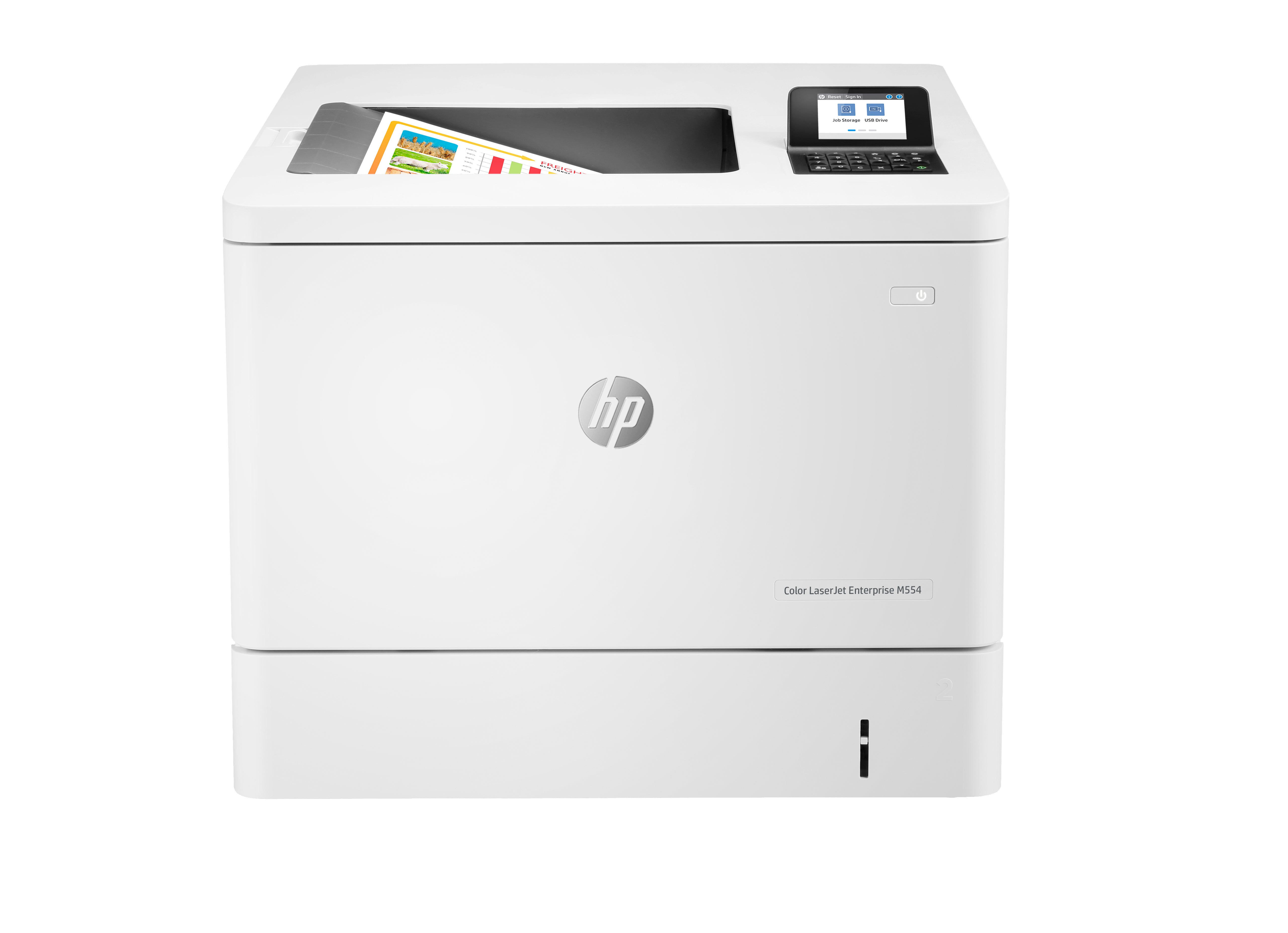 HP Color LaserJet Enterprise M554dn – A4, Farbe, Duplex, 33 S./Min., 1200 × 1200 dpi, LAN/USB