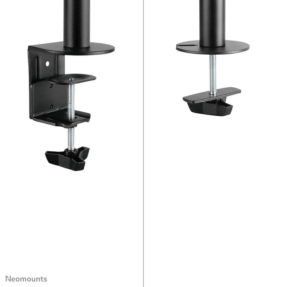 Neomounts NM-D135DBLACK – Monitorarm, Dual, Tischklemme – bis 27", VESA 75 × 75/100 × 100 mm, 8 kg