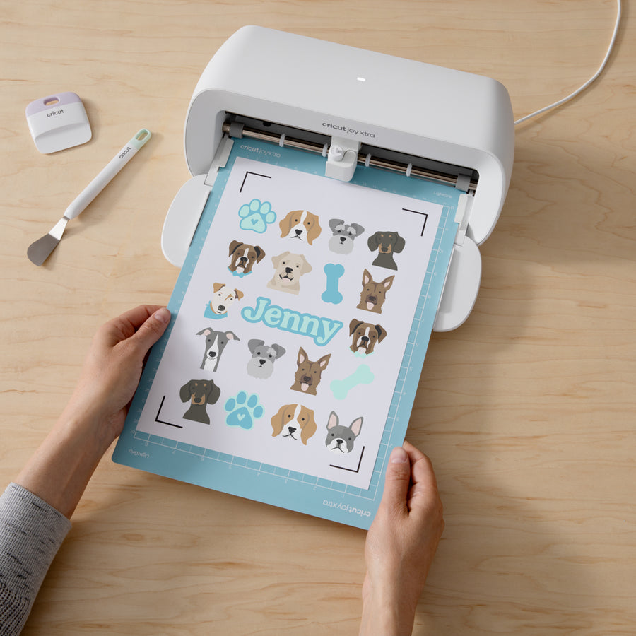 Cricut Stickerkarton Smart Paper – für Cricut Maker, Explore 3 und Joy Xtra – A4 – weiss – 6 Stk.