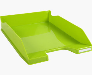 Exacompta COMBO MIDI – Briefkorb für A4, hoch, Polystyrol (PS), grün, 347 × 65 × 255 mm