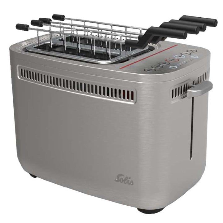Solis Sandwichtoaster 8003 – 1635 W, 2 Scheiben, 7 Bräunungsstufen – Edelstahl