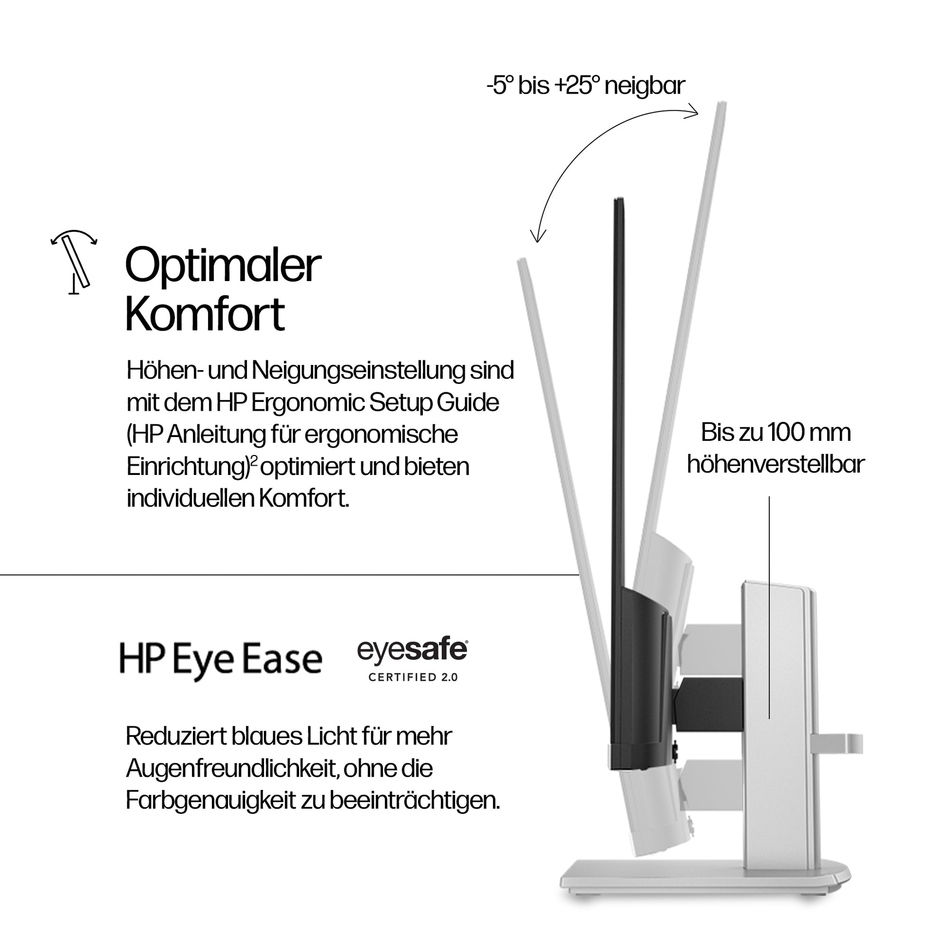 HP Serie 5 524sh – 23,8", 1920 × 1080 (Full HD), IPS, 100 Hz