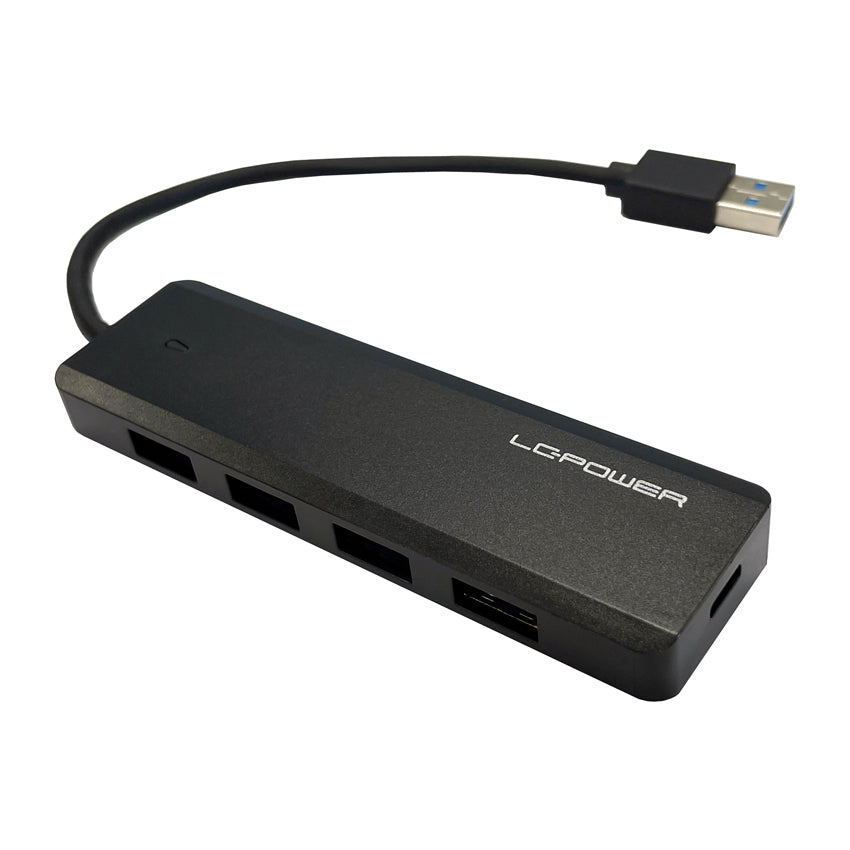 LC-Power LC-HUB-U3-4-V2 USB-Hub – USB-A, 4× USB-A, 1× USB-C