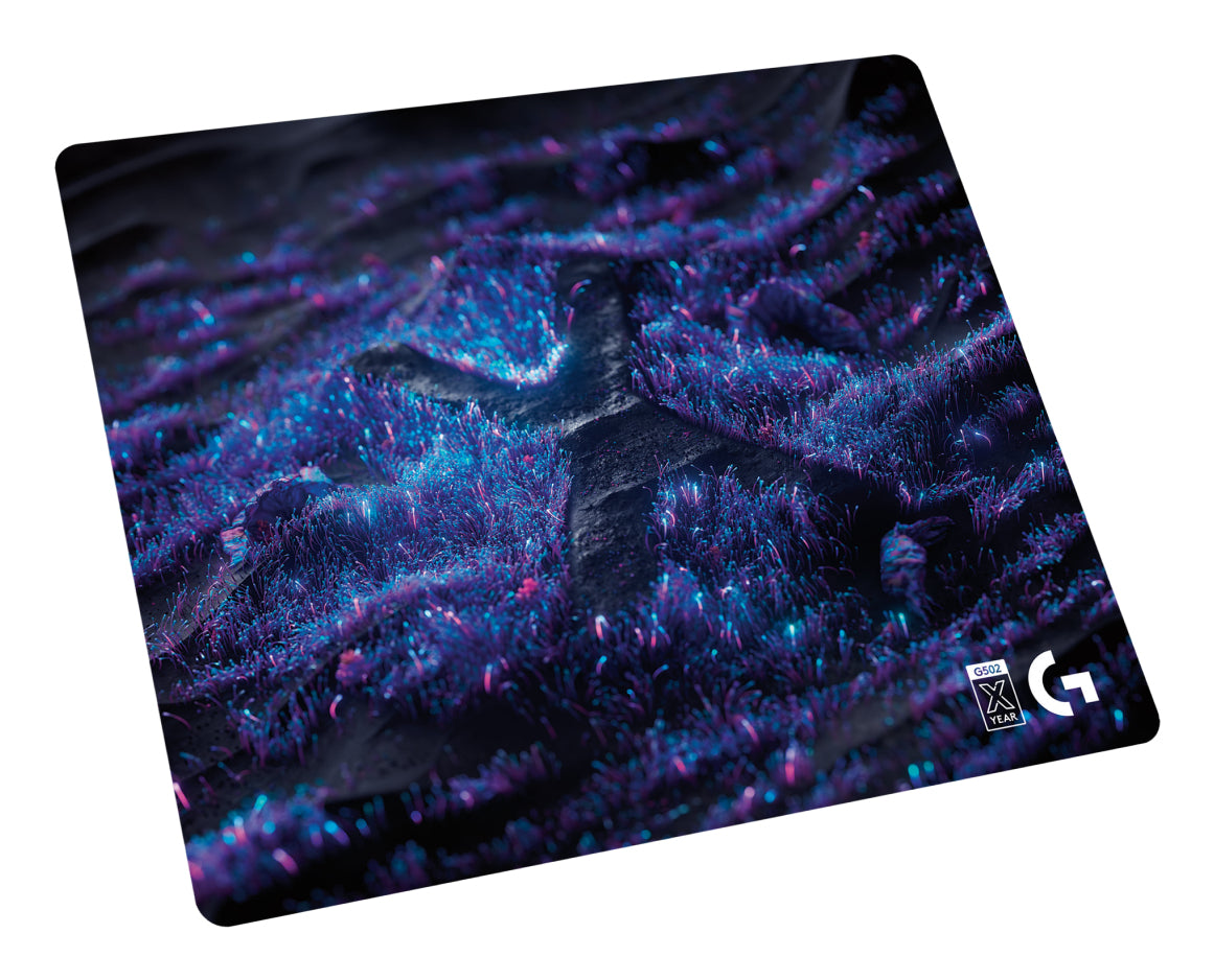 Logitech G G640 – Gaming-Mauspad – 460 × 400 mm, Textil, Schwarz, Blau