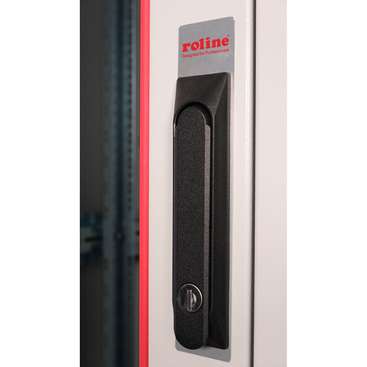 ROLINE Basic – 19" Netzwerkschrank 26U, IP20, abschliessbar, 600 × 600 × 1300 mm, lichtgrau, Stahl
