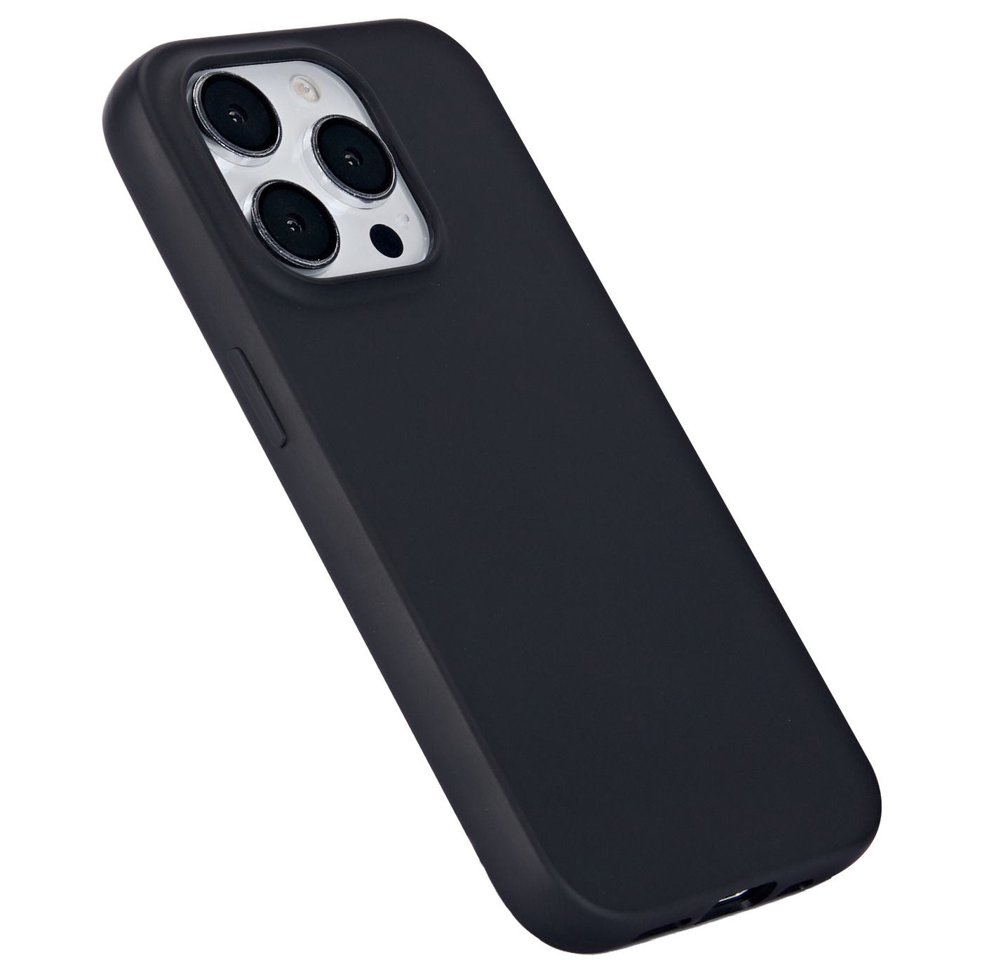 eSTUFF INFINITE (GRS) VIENNA Backcover – für Apple iPhone 15 Pro, TPU, schwarz, GRS-zertifiziert