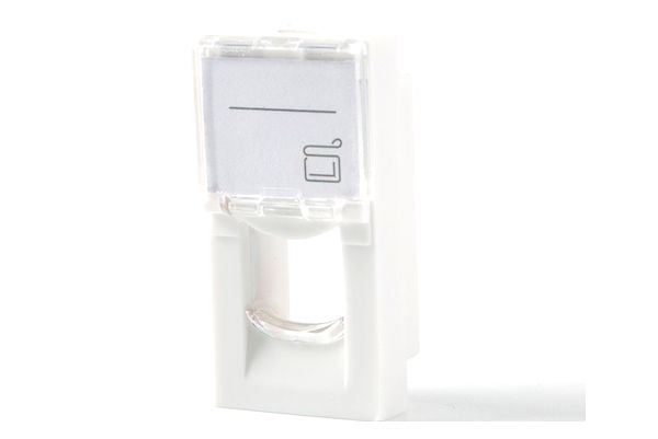 Lanview LKS840 Keystone-Modul RJ45, 1-Port, 45×22,5 mm
