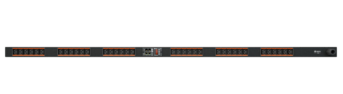 Vertiv Rack-PDU – Überwacht, Netzwerkkarte, Einphasig, Senkrecht 0U, 16 A 230 V, 36×C13/C19, IEC 60309, 3 m