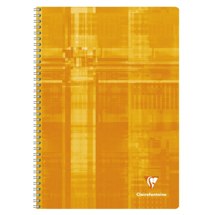 Clairefontaine Spiralheft A4, kariert 4 mm, Karton, 50 Blatt, 50 g/m² – farbig sortiert