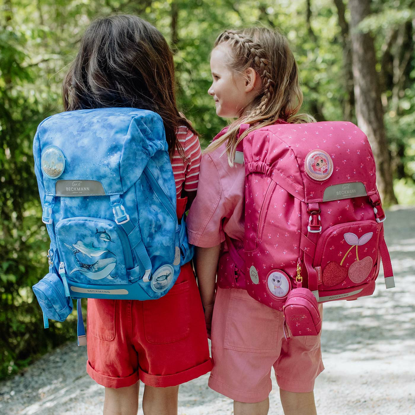 Beckmann Classic – Schulrucksack-Set 6-teilig, Ocean, 22 l, 24×37×25 cm