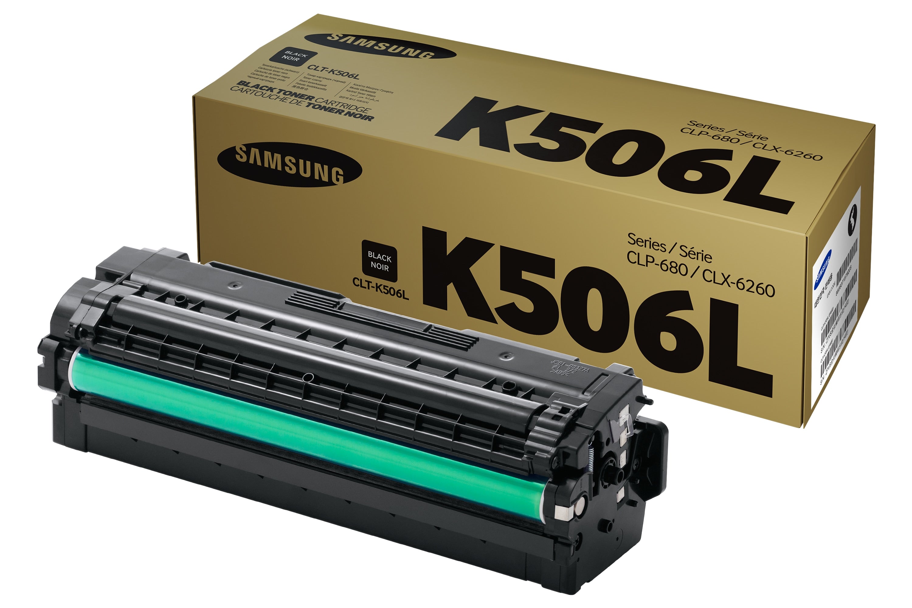 Samsung CLT-K506L Schwarz Toner – Original – 6'000 Seiten – für Samsung CLP-680/CLX-6260