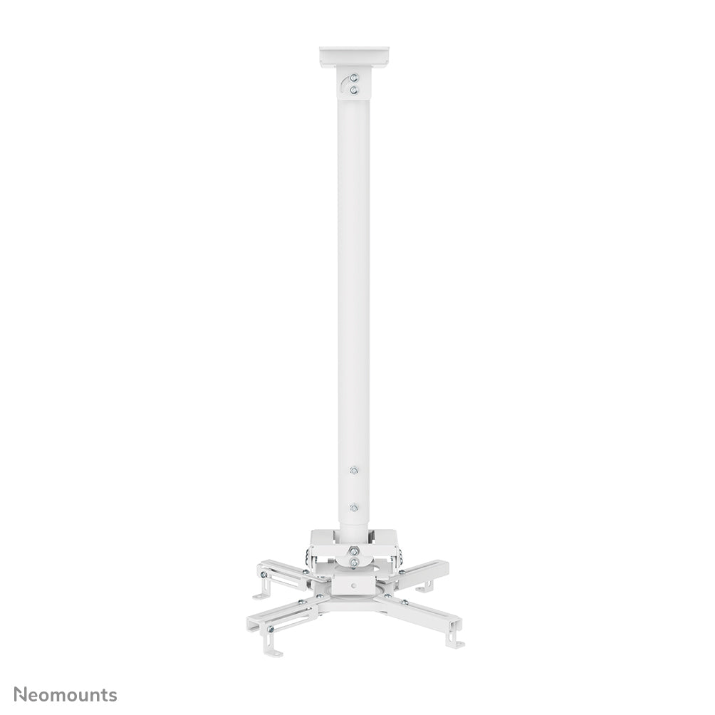 Neomounts CL25-550WH1 – Beamer-Deckenhalterung, H 74,5–114,5 cm, 35 kg, schwenk-/neigbar, 360°, weiss