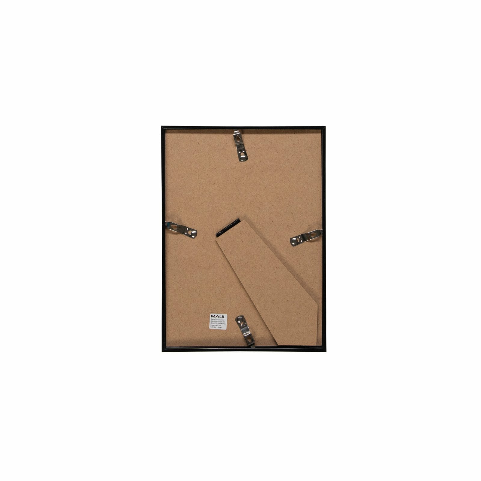 MAUL Bilderrahmen – für 15 × 20 cm – MDF & Kunststoff, Schwarz