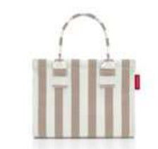 Reisenthel Stofftasche Polyester, Motiv summerstripes coffee, 270×210×140 mm