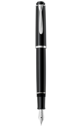 Pelikan P 205 – Federspitze M – Schwarz – Patronen