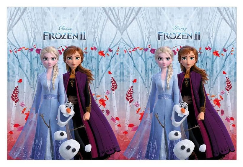 Amscan Tischdecke Frozen – Blau – 180 × 120 cm – Kunststoff – 1 Stk