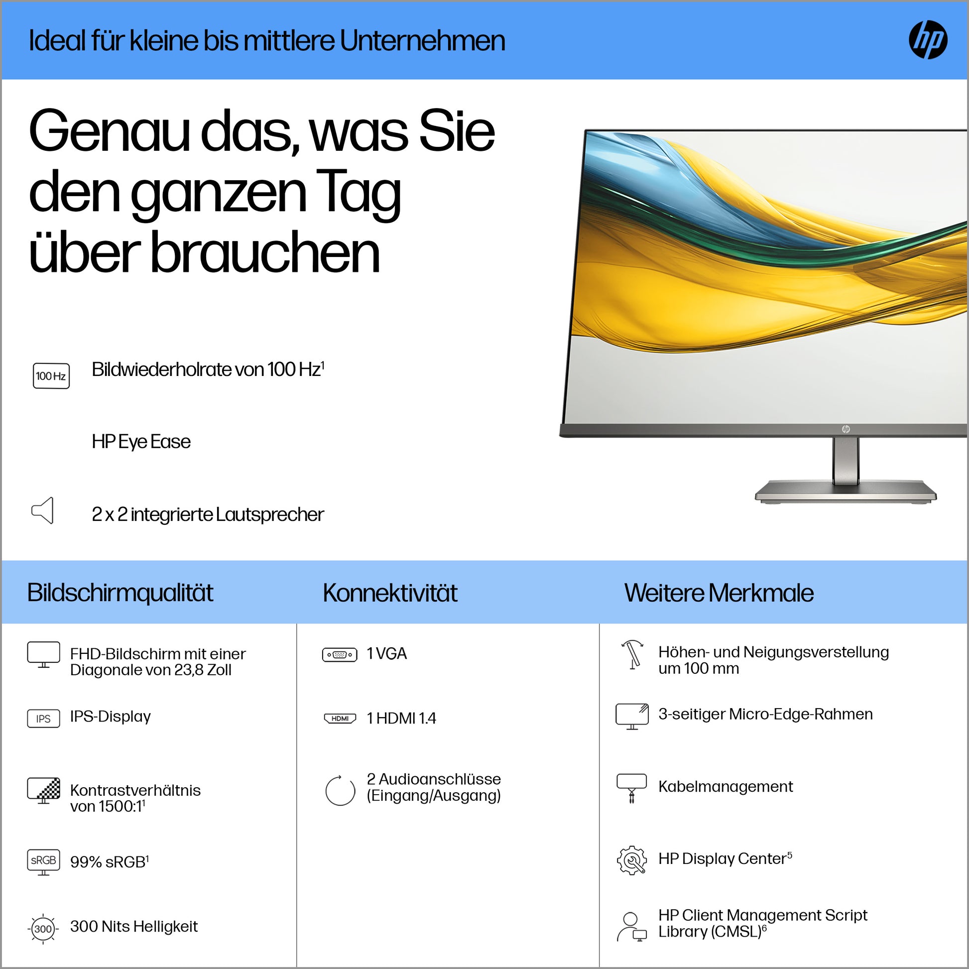 HP 524da – Monitor, LED