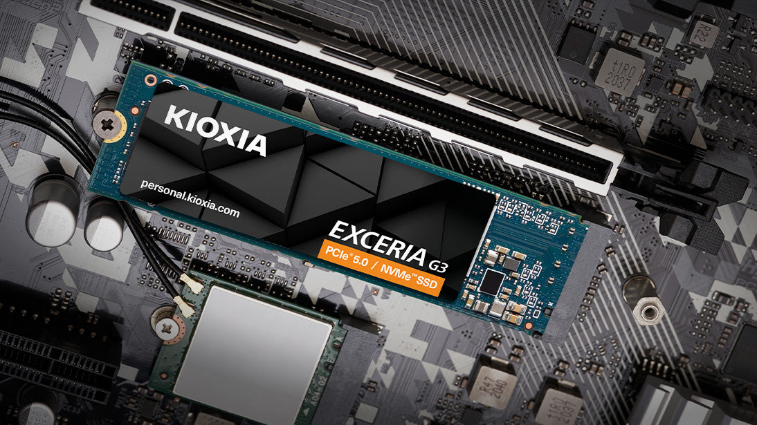 Kioxia EXCERIA G3 2TB – M.2 2280 NVMe PCIe 5.0, 10000 MB/s Lesen, 9600 MB/s Schreiben