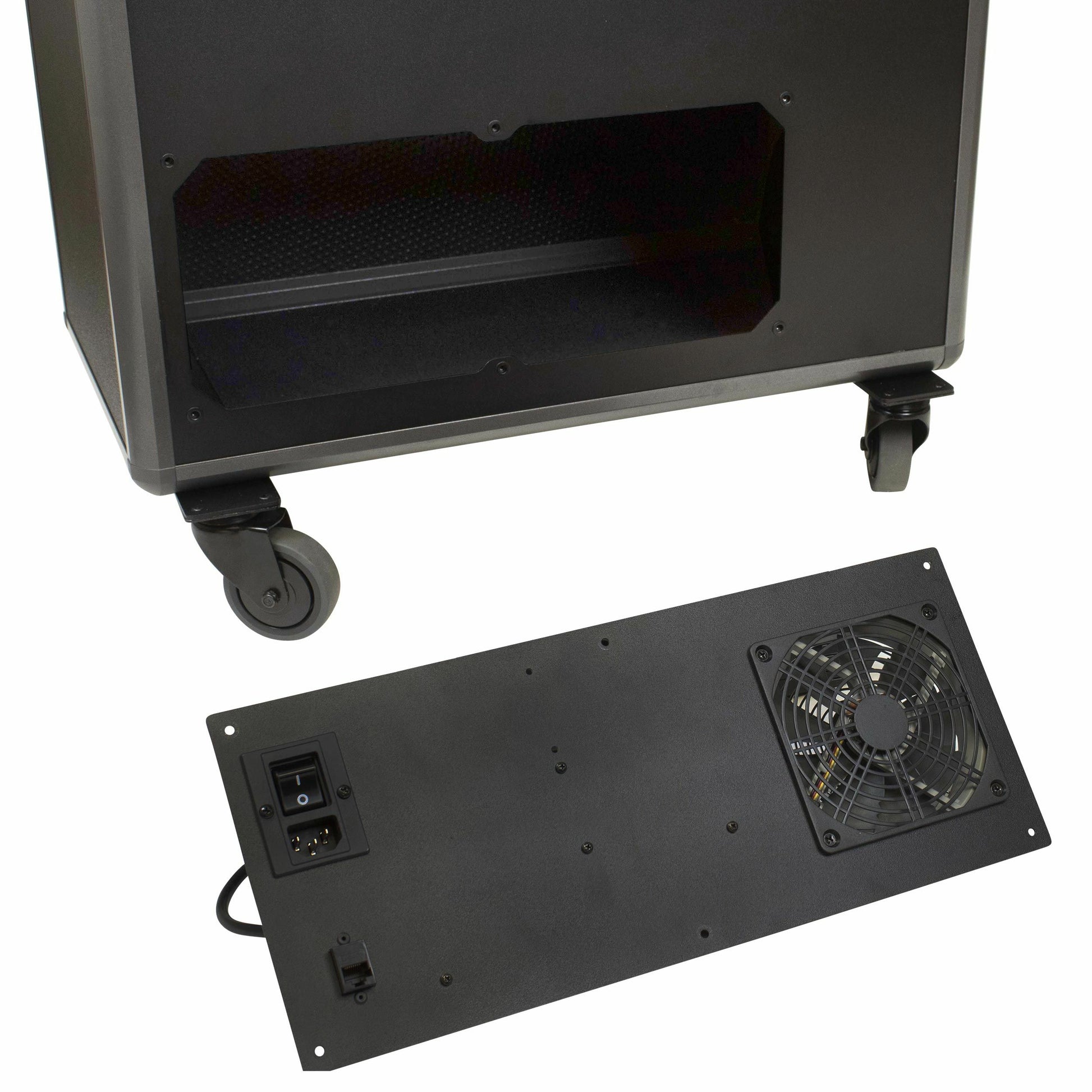 DICOTA Notebook-Trolley – für 14 Laptops, Aluminium, schwarz