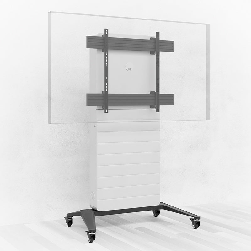 Hagor TV-Wagen – 75–86" – VESA 900×800 – bis 50 kg, mit Rollen, Diebstahlsicherung – CON-Line M, Schwarz