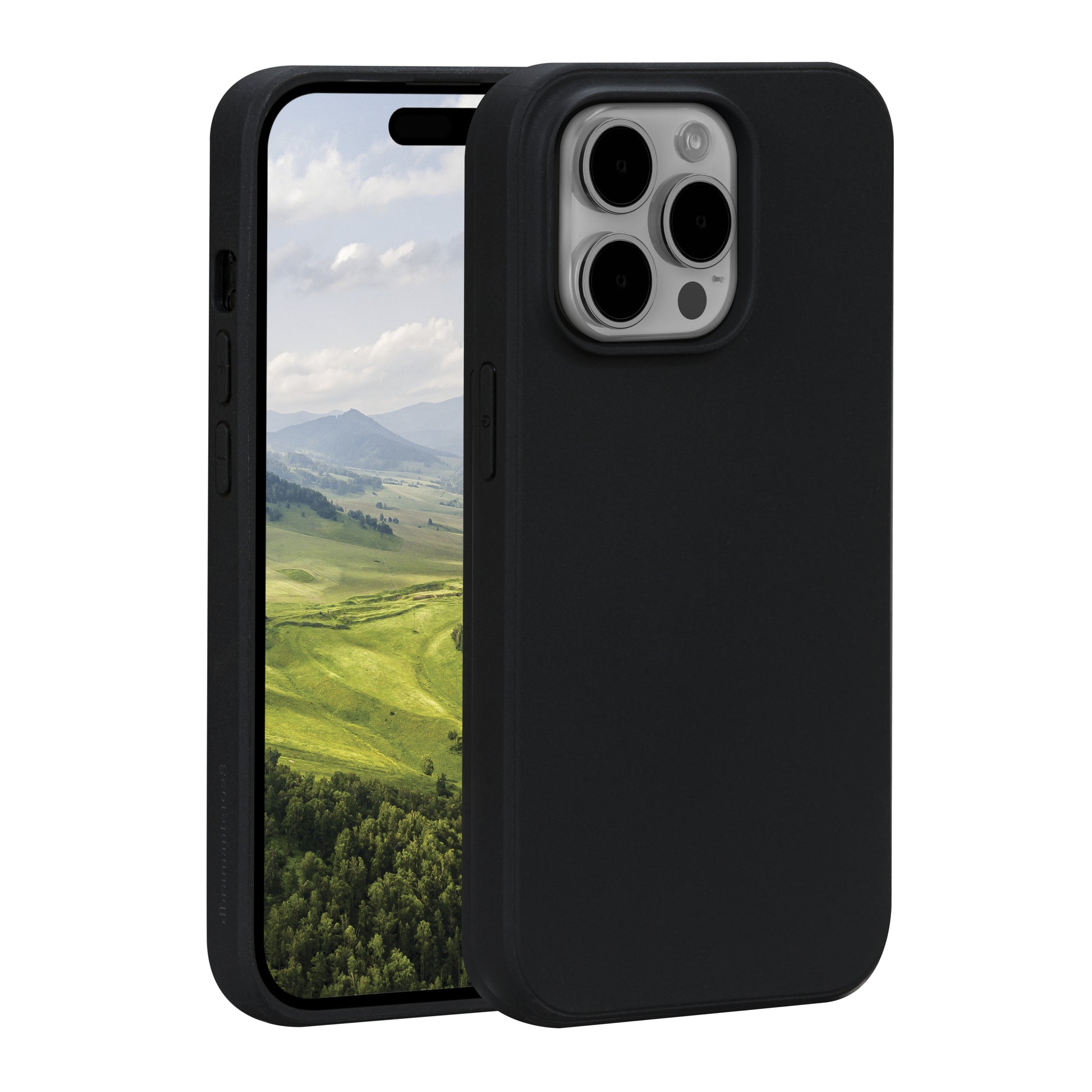 dbramante1928 Greenland Backcover – für Apple iPhone 15 Pro Max, Recycling-Kunststoff, schwarz