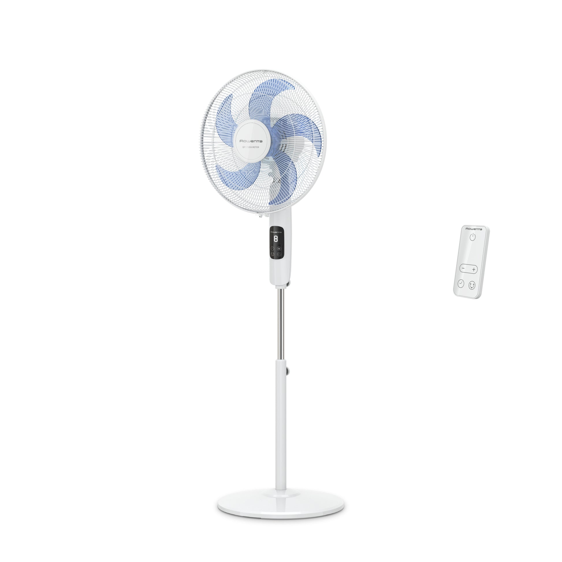 Rowenta Turbo Silence VU5450 Standventilator – 40 cm, 8 Stufen, oszillierend, Fernbedienung, 57 dB(A)