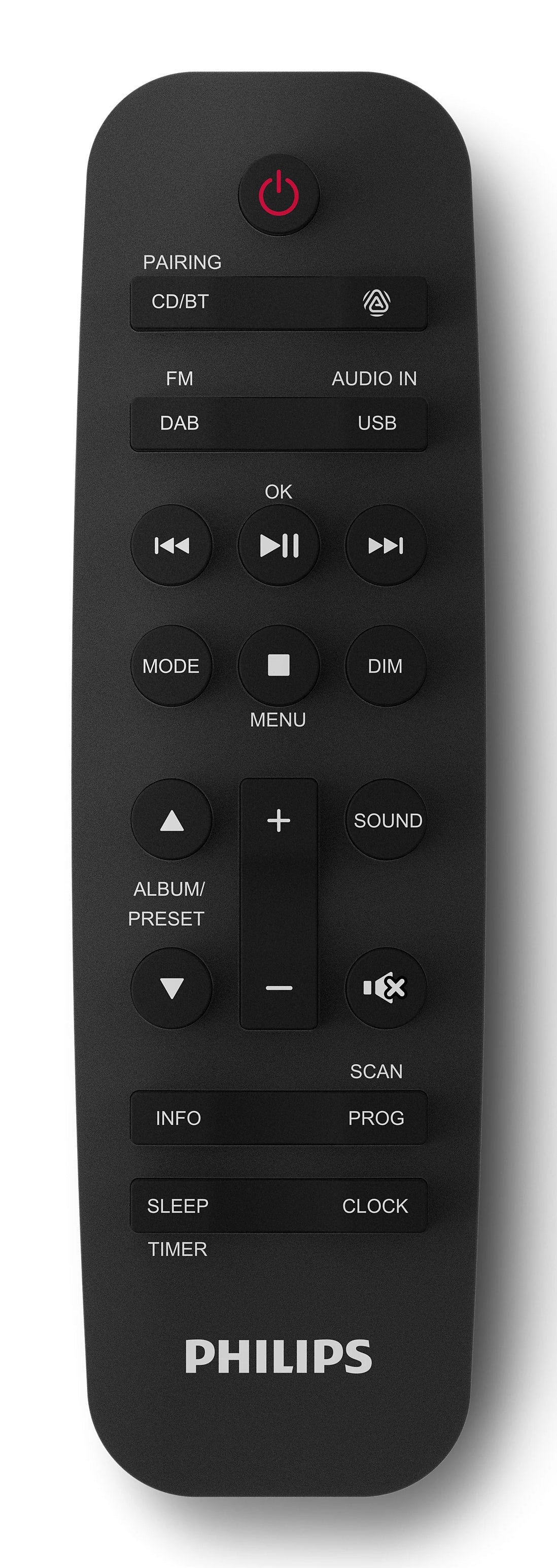 Philips TAM4505M2/12 – Mikro-/HiFi-Anlage – DAB+, CD, USB, Bluetooth – Schwarz
