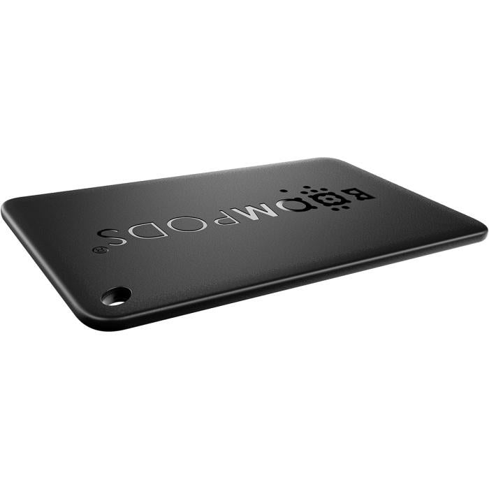 Boompods Boomcard – Bluetooth-Tracker – für Apple Wo ist? – IPX7, 540 mAh Akku – Schwarz