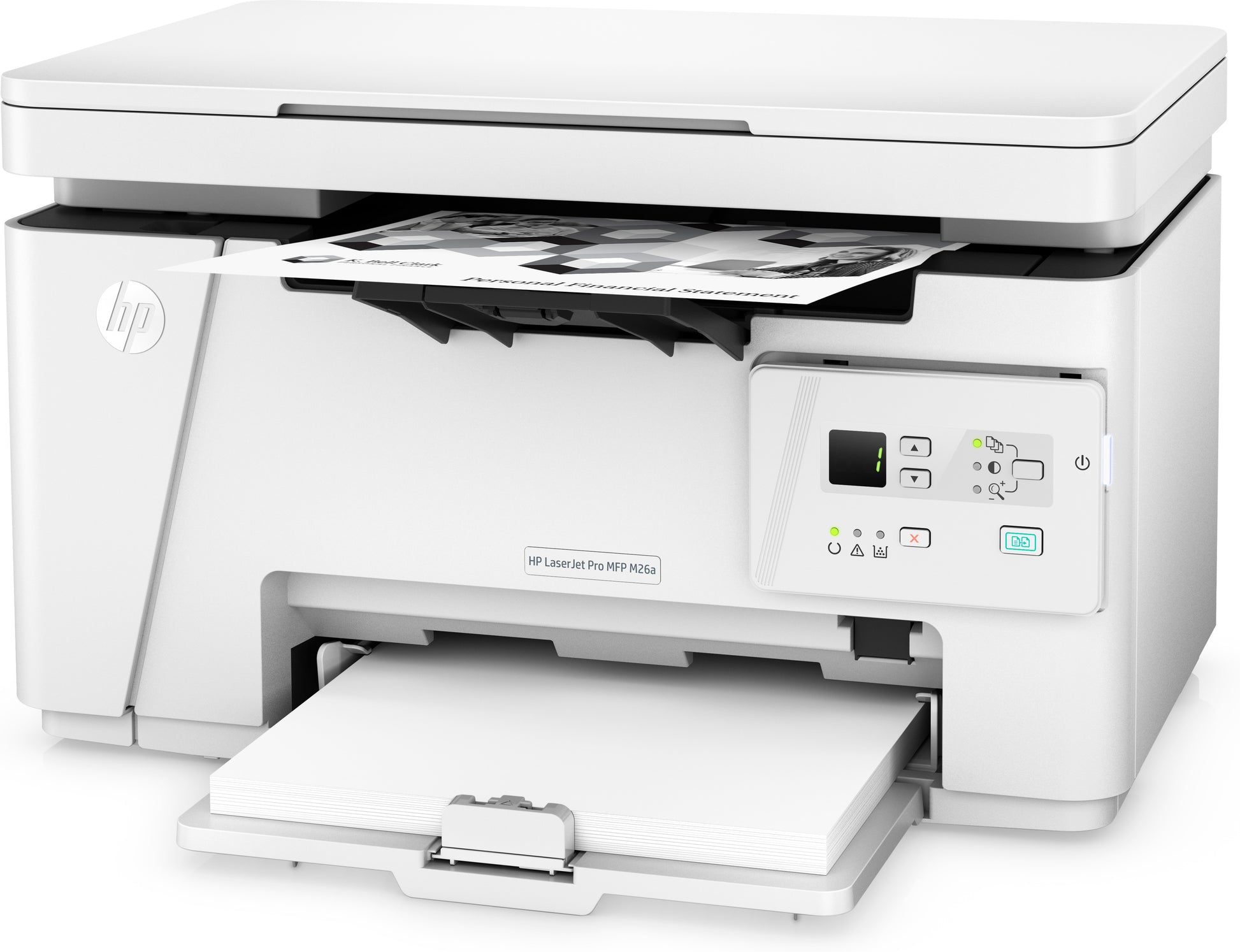 HP LaserJet Pro MFP M26a – SW-Laser-Multifunktionsdrucker, A4, 3-in-1, Duplex, LAN
