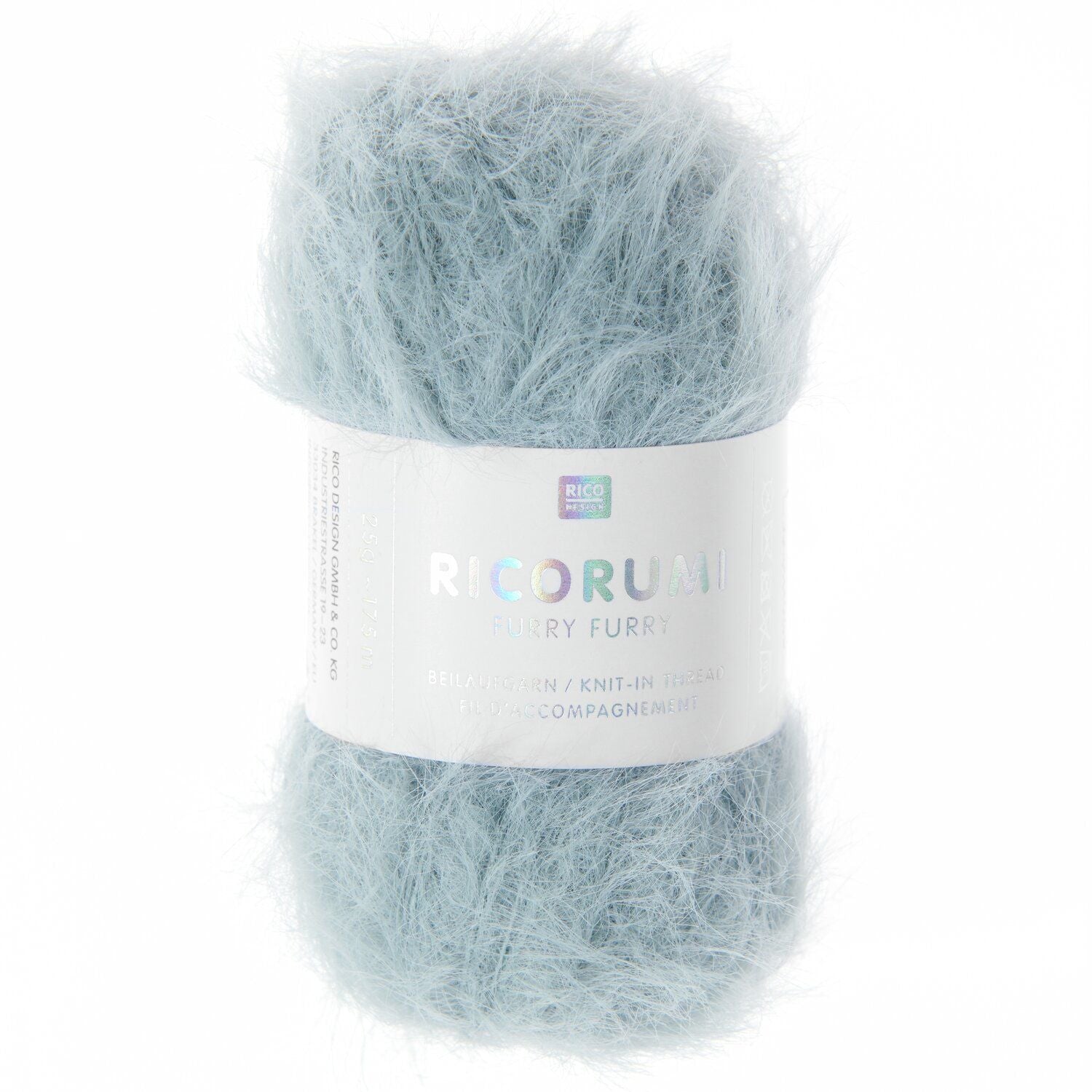 Rico Design Ricorumi Furry Furry Patina Garn Grün – 25 g, 175 m, Nadel 4 mm, 100% Polyamid, 1 Stk.