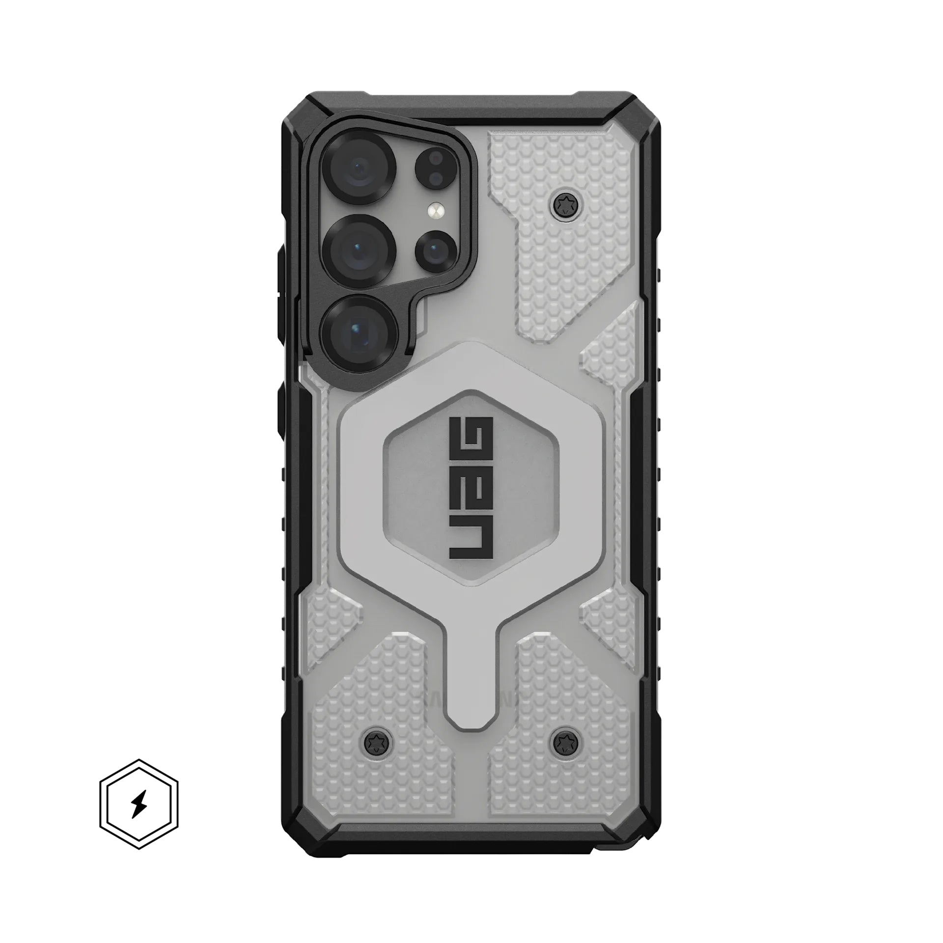 Urban Armor Gear Backcover – für Samsung Galaxy S25 Ultra – silber – TPU – MagSafe-kompatibel