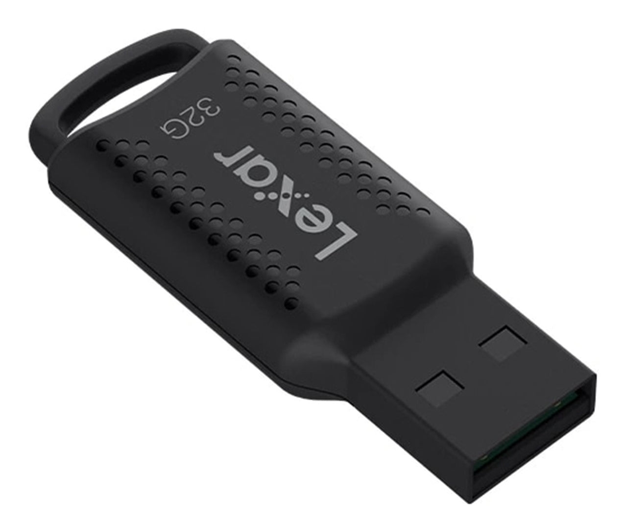 Lexar JumpDrive V400 LJDV400032G-BNBNG USB-Stick 32 GB – USB-A 3.2 Gen 1, 100 MB/s Lesen, AES-256, Schwarz