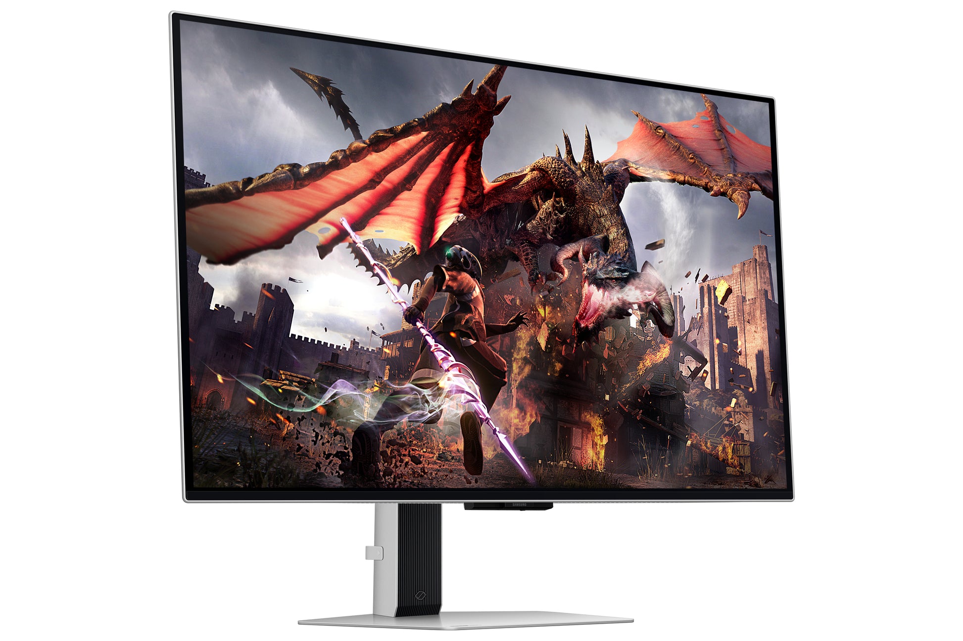 Samsung LS32DG800SUXEN – Monitor, 32", OLED, 240 Hz, 250 cd/m², FreeSync Premium Pro, VESA 100 × 100, Schwarz