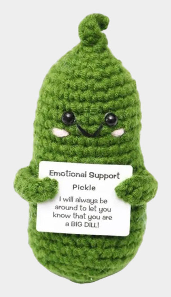 I am Creative Plüschtier Positive Pickle – 13 cm – grün