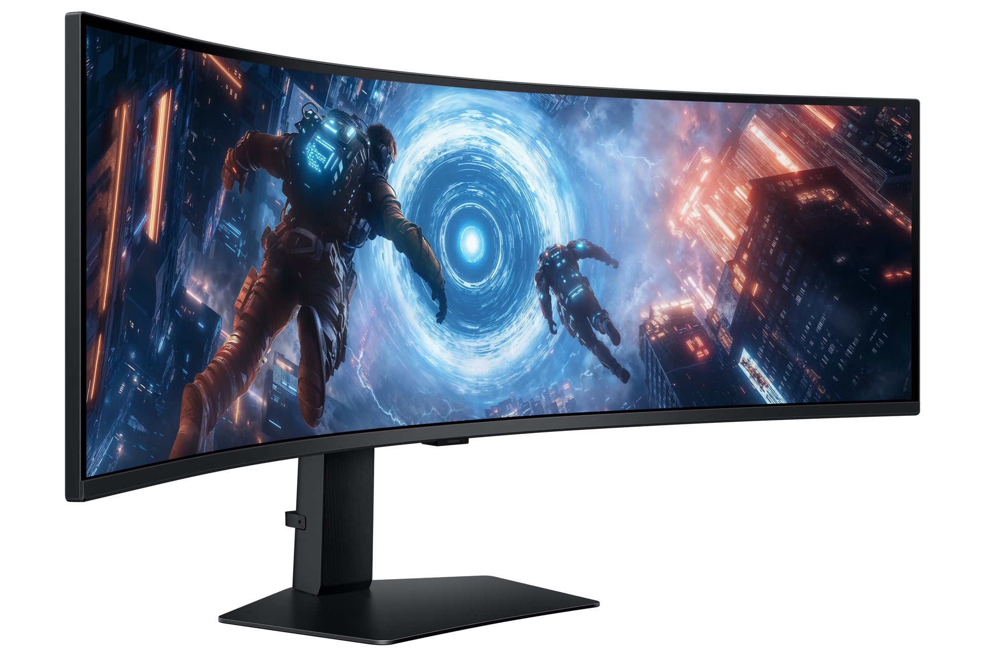 Samsung G91F – Monitor, 49", 5120 × 1440 (Dual QHD), LCD, Schwarz
