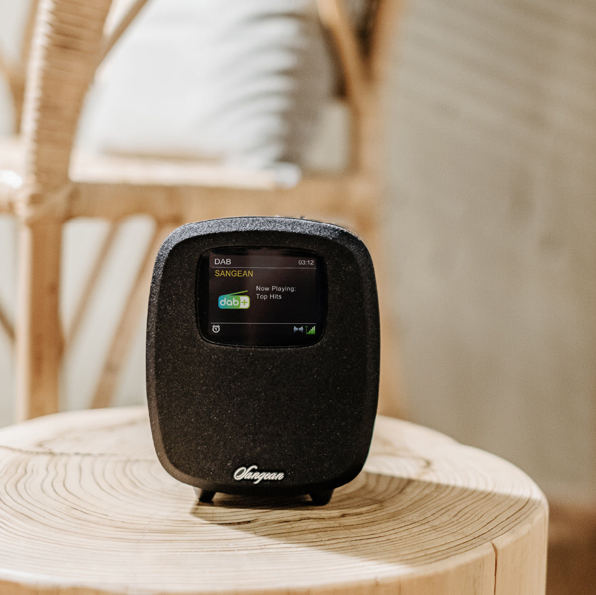 Sangean DCR-83 – Radiowecker DAB+/UKW, Bluetooth 5.0, 2 Weckzeiten – Schwarz